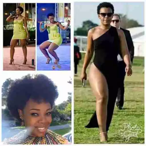 " Feel The Freedom":- Woman Channels Zodwa Wabantu Steps Out Without Underwear (Photos)